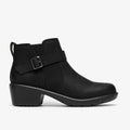 Leather Ankle Boot - Black