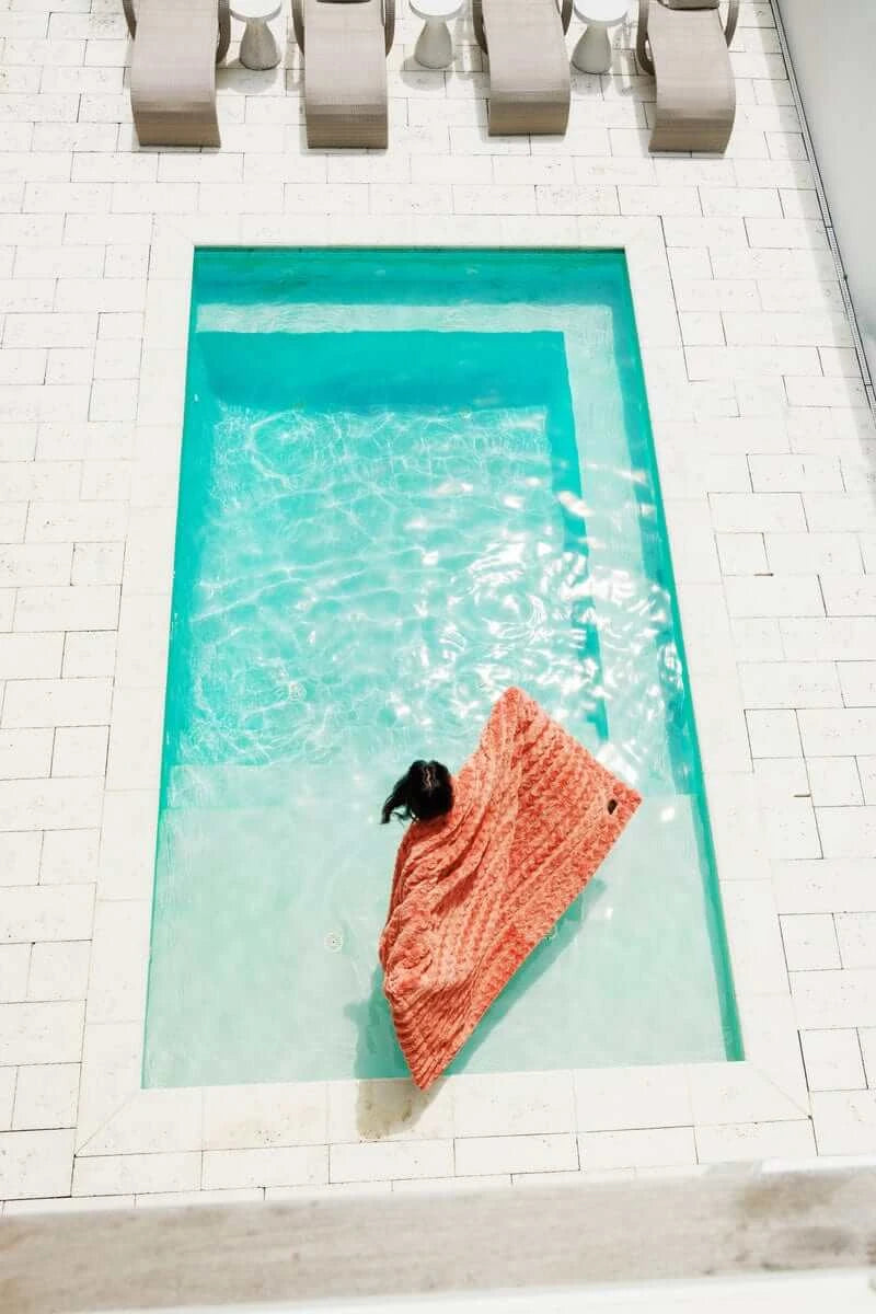 Thick Plush Blanket - Coral