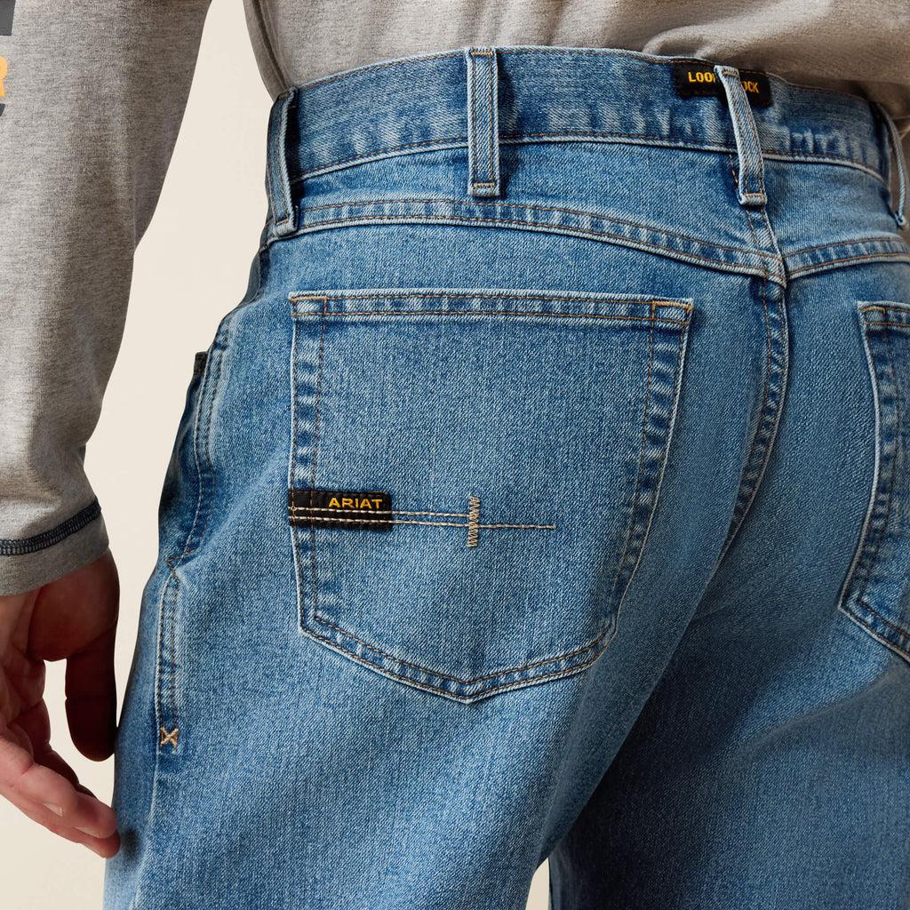Men's Relaxed Stretch Boot Cut Work Jeans