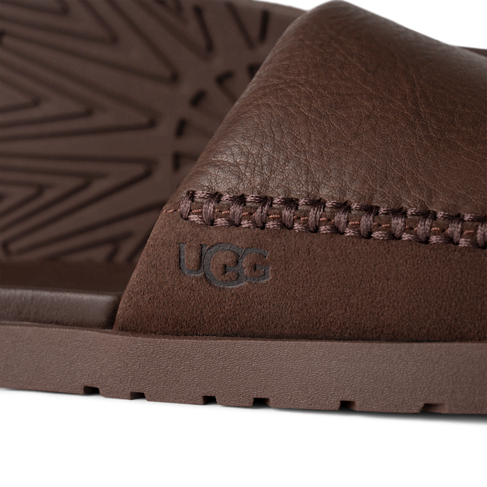 Men's Leather Slide Sandal