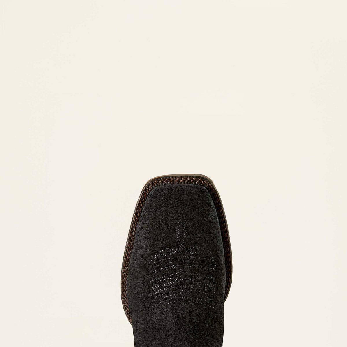 Men's Suede Wide Square Toe Chelsea Boots - Navy