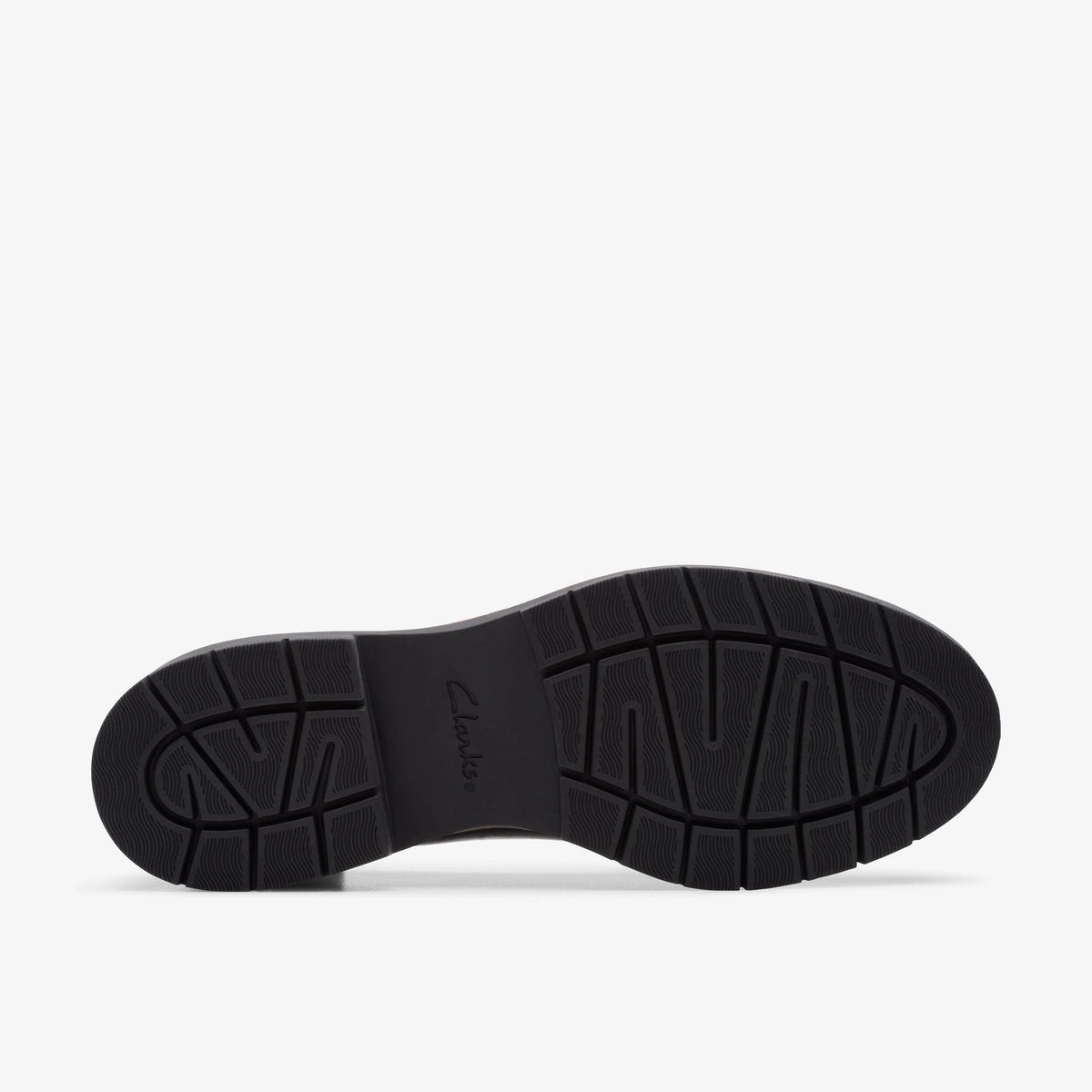 Leather Lug Sole Loafer - Black