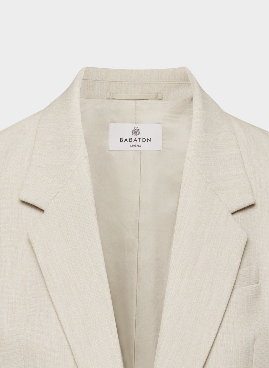 Single-Breasted Stretch Blazer - Check