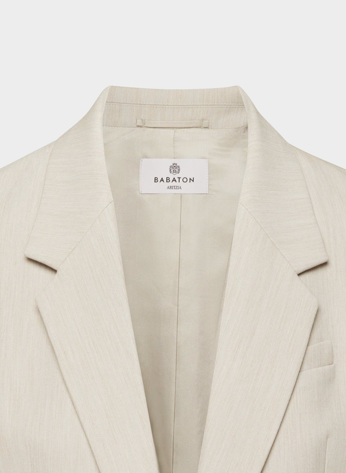 Single-Breasted Stretch Blazer - Check