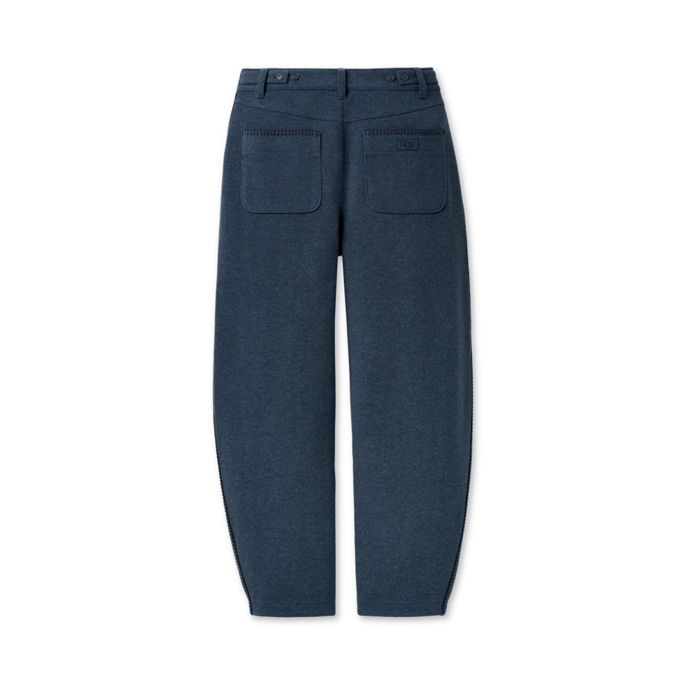 Women's Mid-Rise Barrel Pants - Black Heather