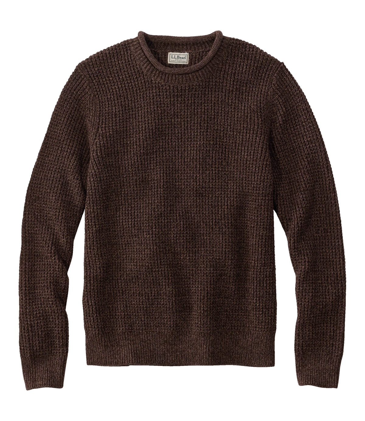 Men's Organic Cotton Waffle Knit Sweater - Indigo