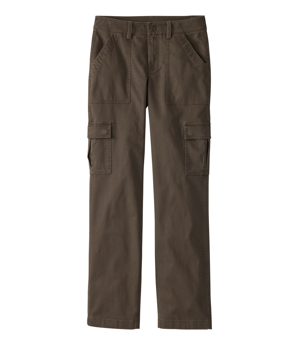 Women's Mid-Rise Stretch Cargo Pants - Olive