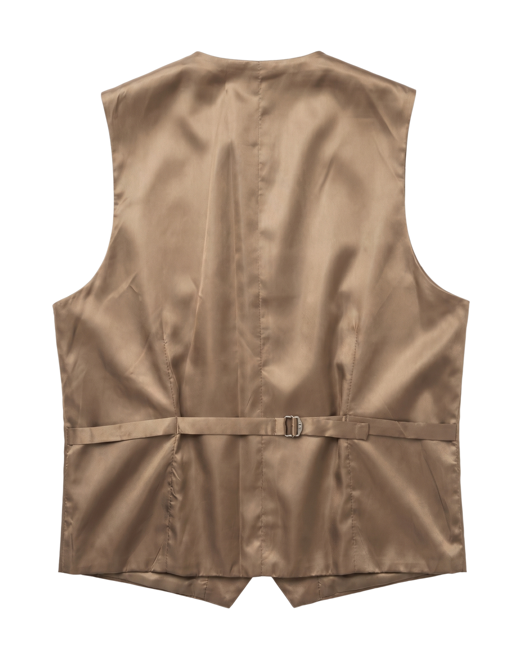 Men's Camel Tan Classic Fit Peak Lapels Wool 3-Piece Suit