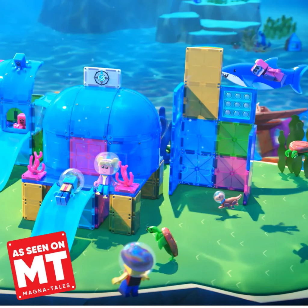 58-Piece Underwater Magnetic Building Set