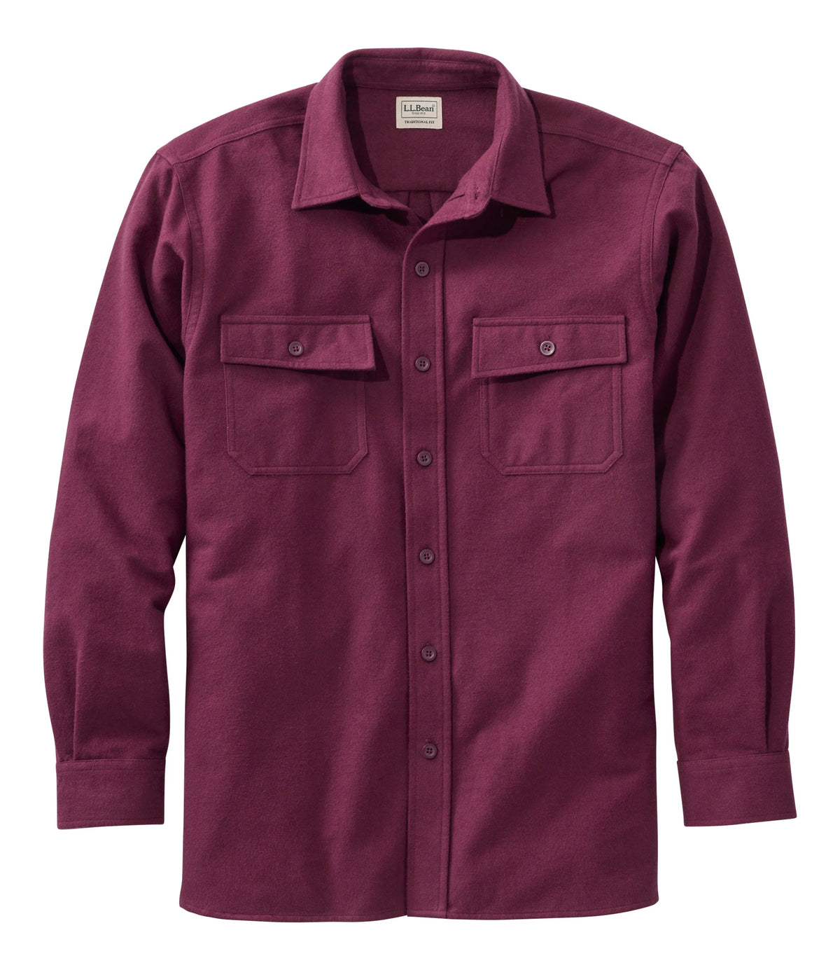 Men's Heavyweight Flannel Button-Up Shirt - Gray