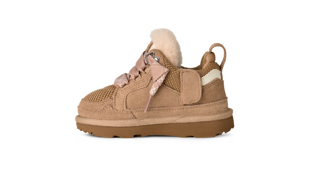 Toddler Suede and Mesh Sneaker - Brown