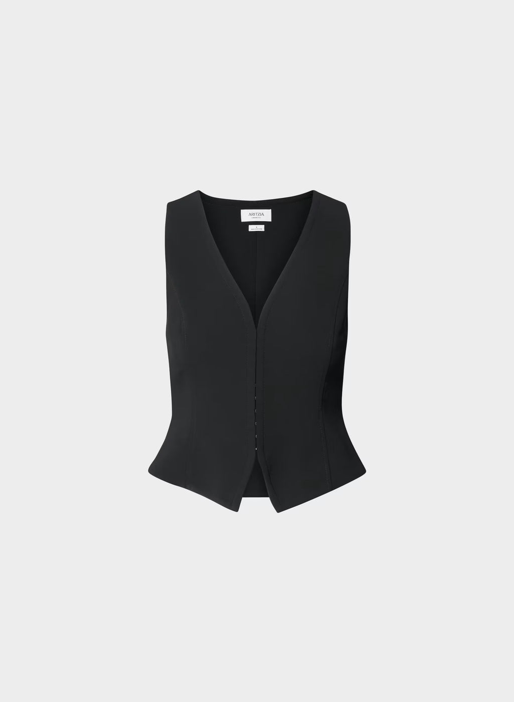 Lined Tailored Suit Vest - Olive