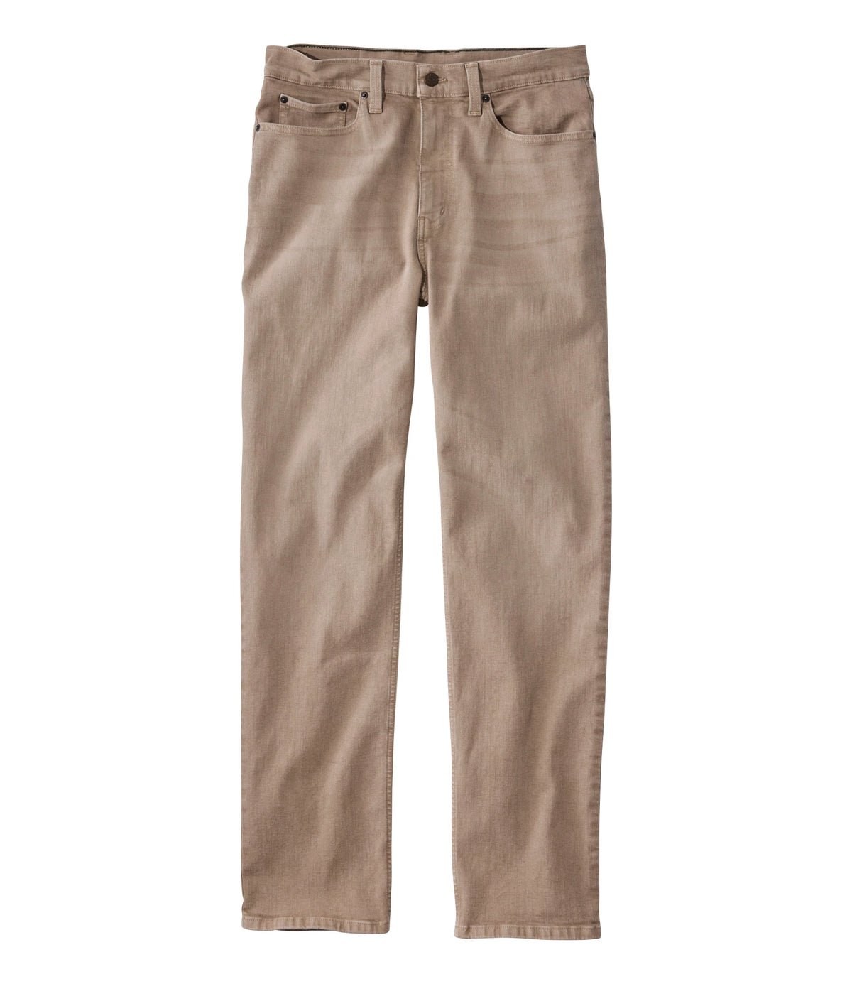 Men's Stretch Straight-Leg Jeans - Tan