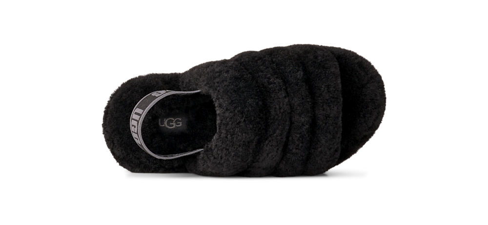 Kids' Sheepskin Strap Slide - Natural