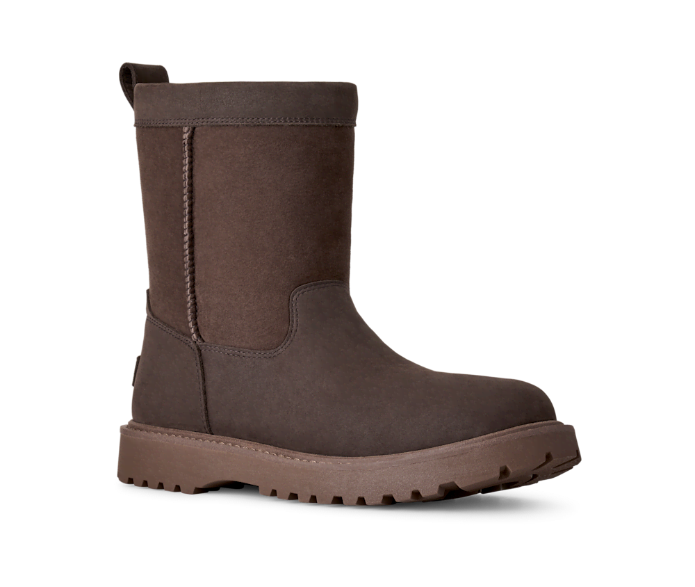 Men's Waterproof Nubuck Pull-On Boot - Cocoa