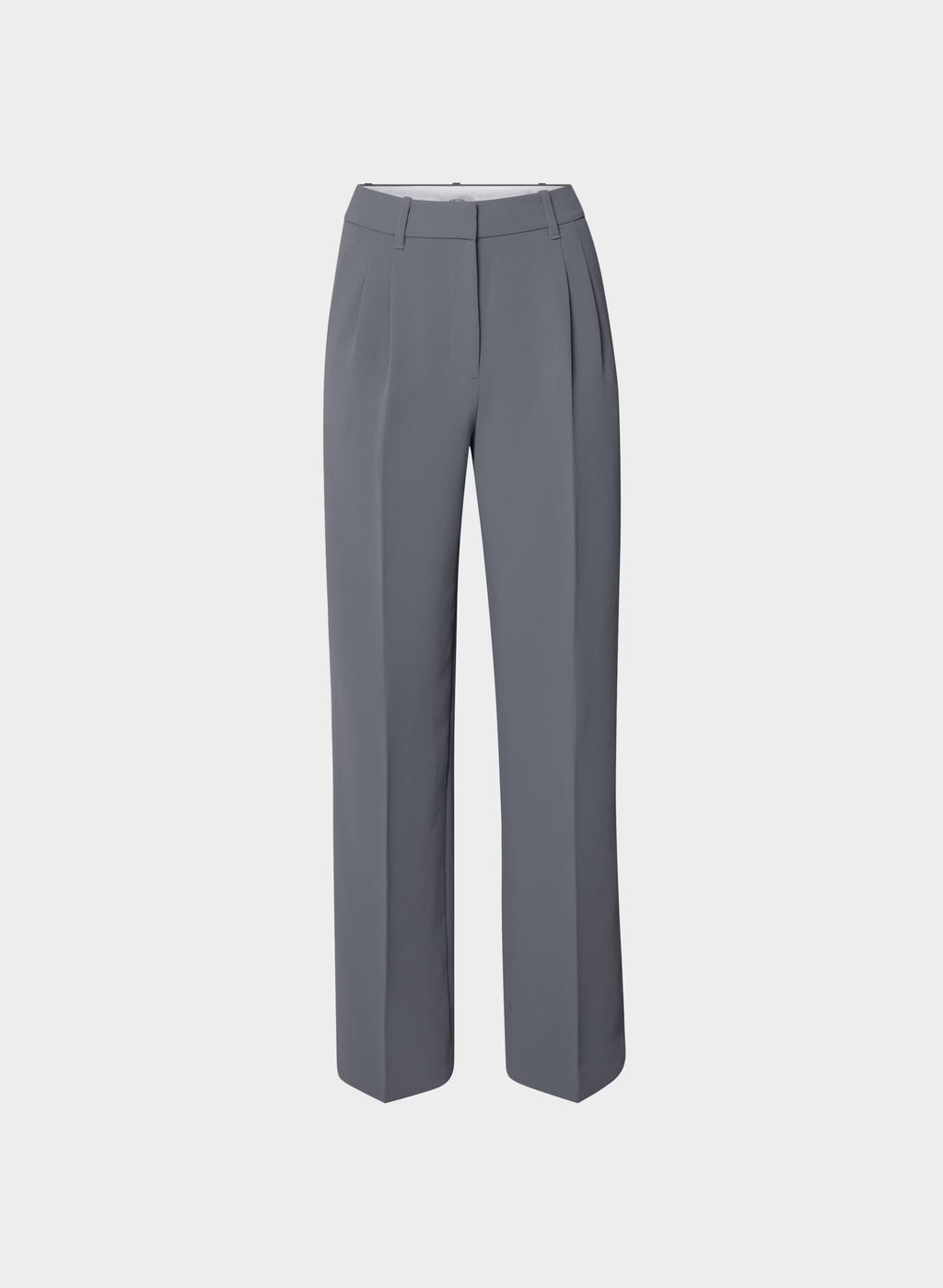 High-Rise Wide-Leg Crepe Trousers - Sand