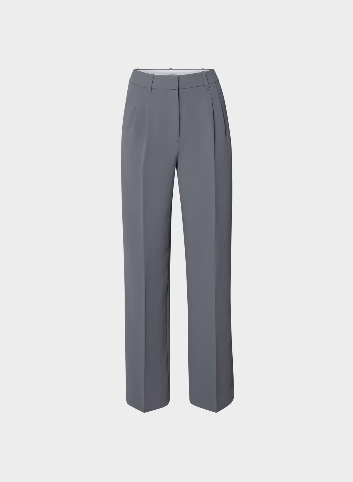 High-Rise Wide-Leg Crepe Trousers - Sand