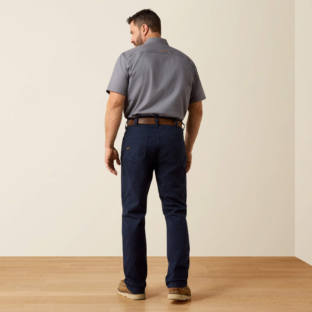 Men's Relaxed Stretch Canvas Work Pants - Khaki