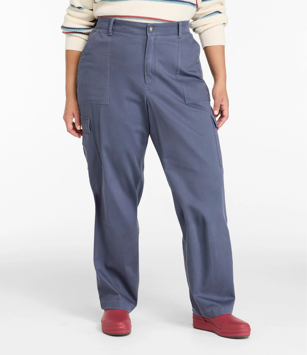 Women's Mid-Rise Stretch Cargo Pants - Olive
