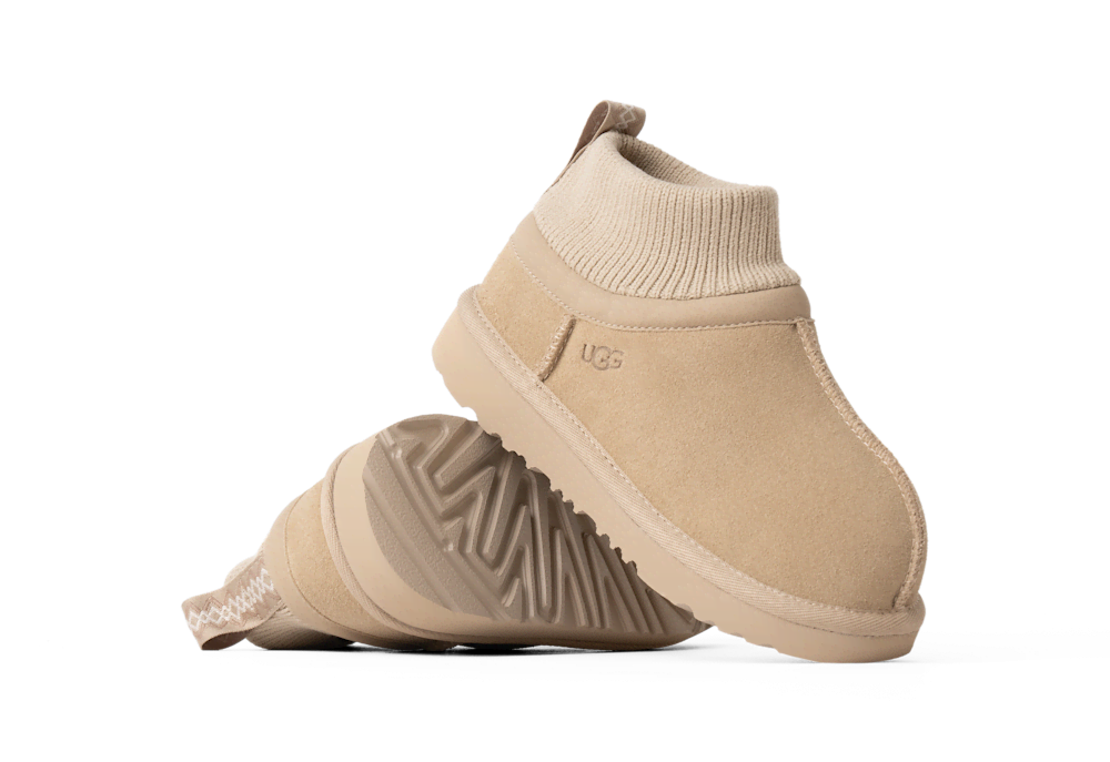 Toddler Stretch-Cuff Suede Boot - Purple