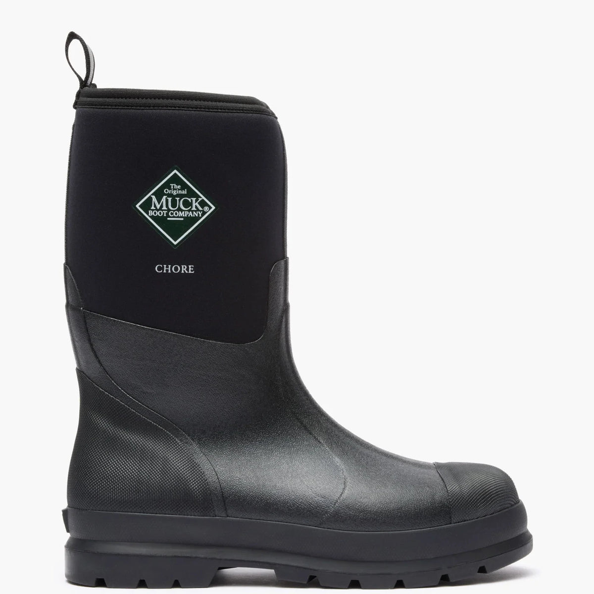 Men's Waterproof Mid Work Boot - Black