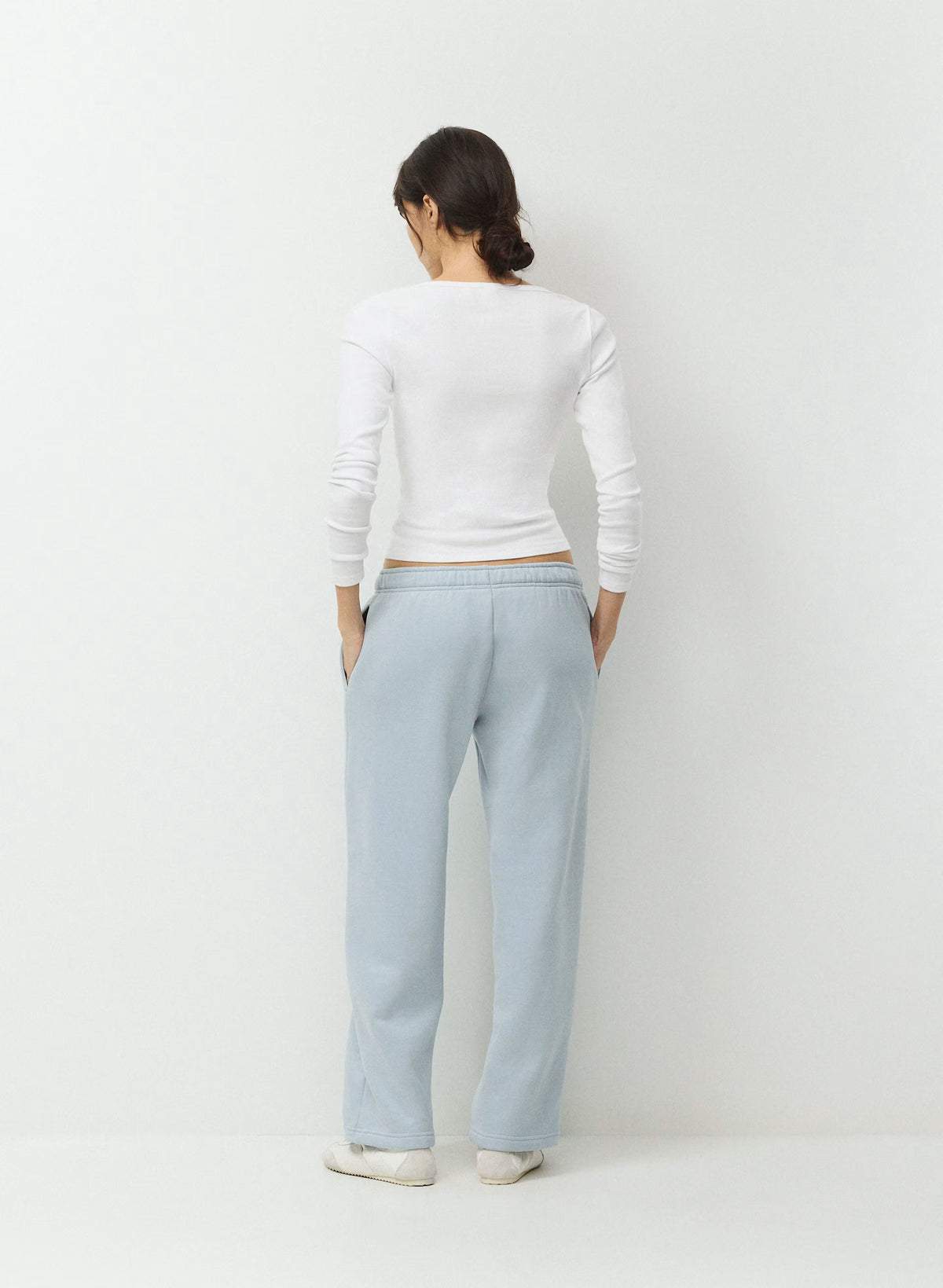 Straight-Leg Fleece Sweatpants - Yellow