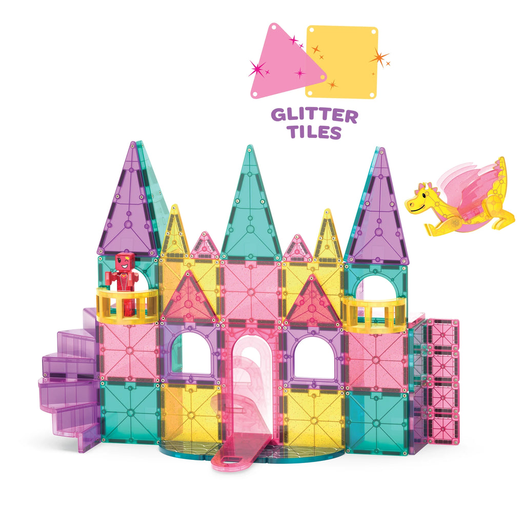 Deluxe Castle Magnetic Building Set - 48 Pieces