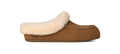 Women's Suede Sheepskin Collar Mule - Moonlight
