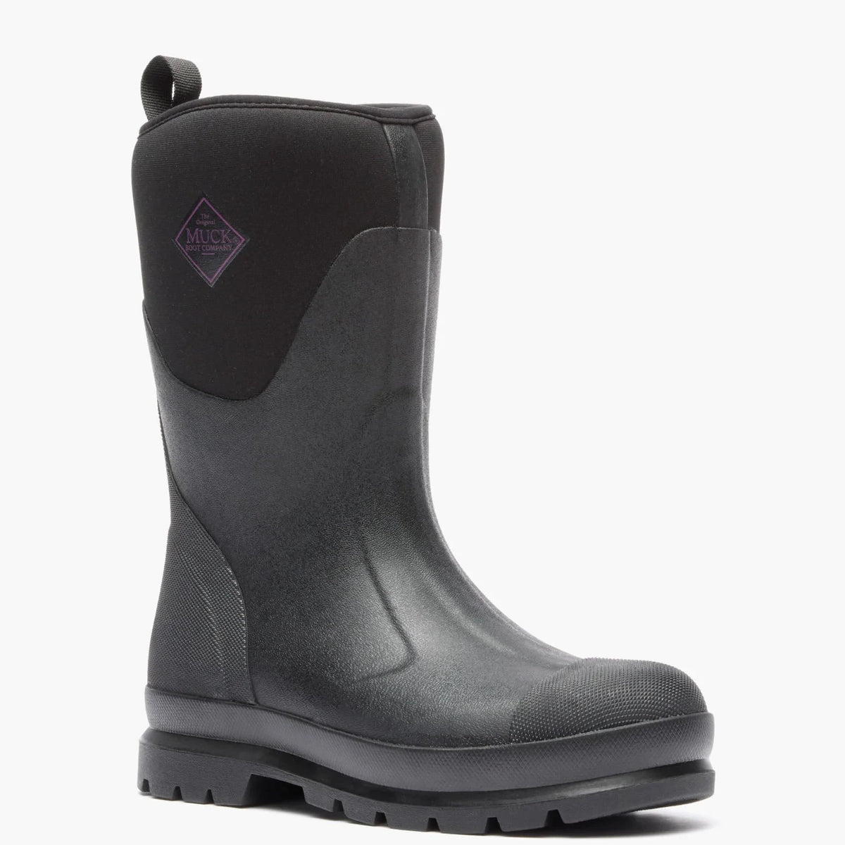 Women's Waterproof Mid Work Boot - Black