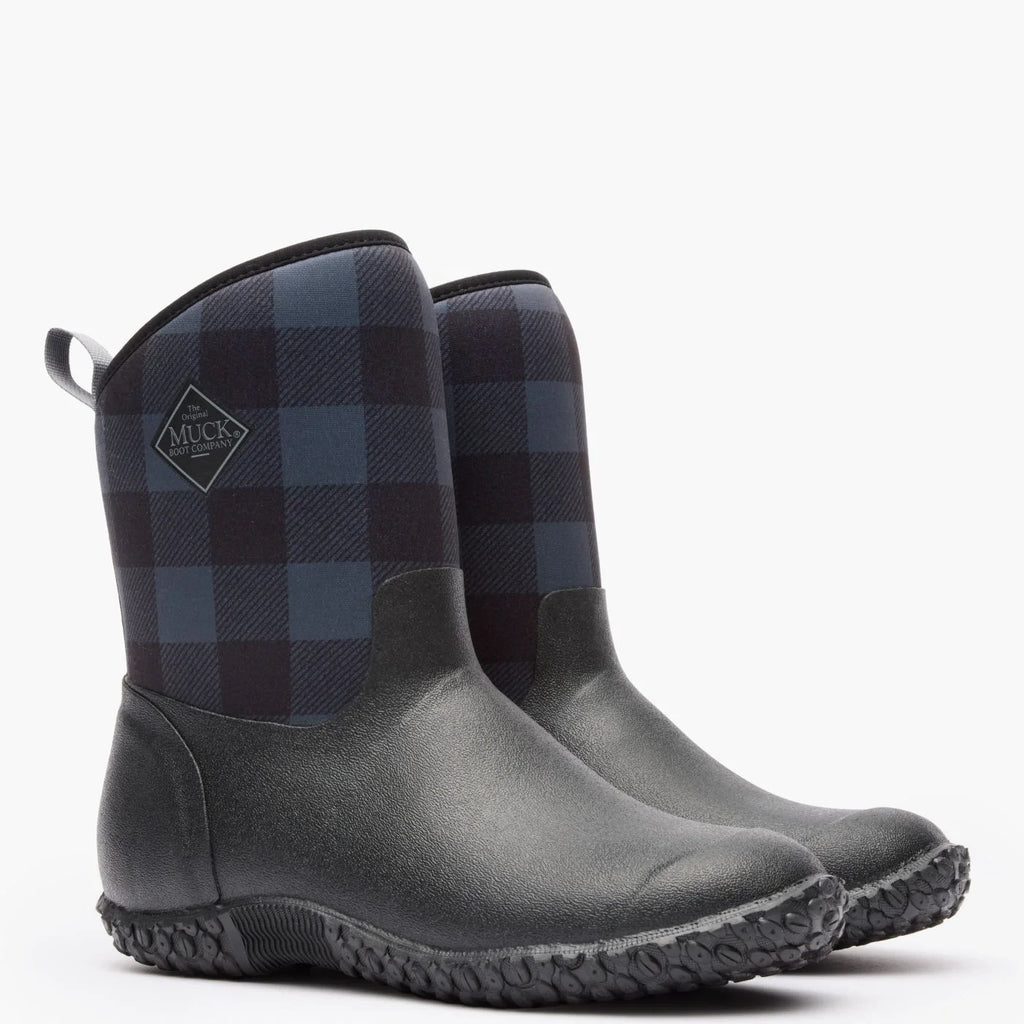 Women's Waterproof Fleece-Lined Mid Boots - Plaid