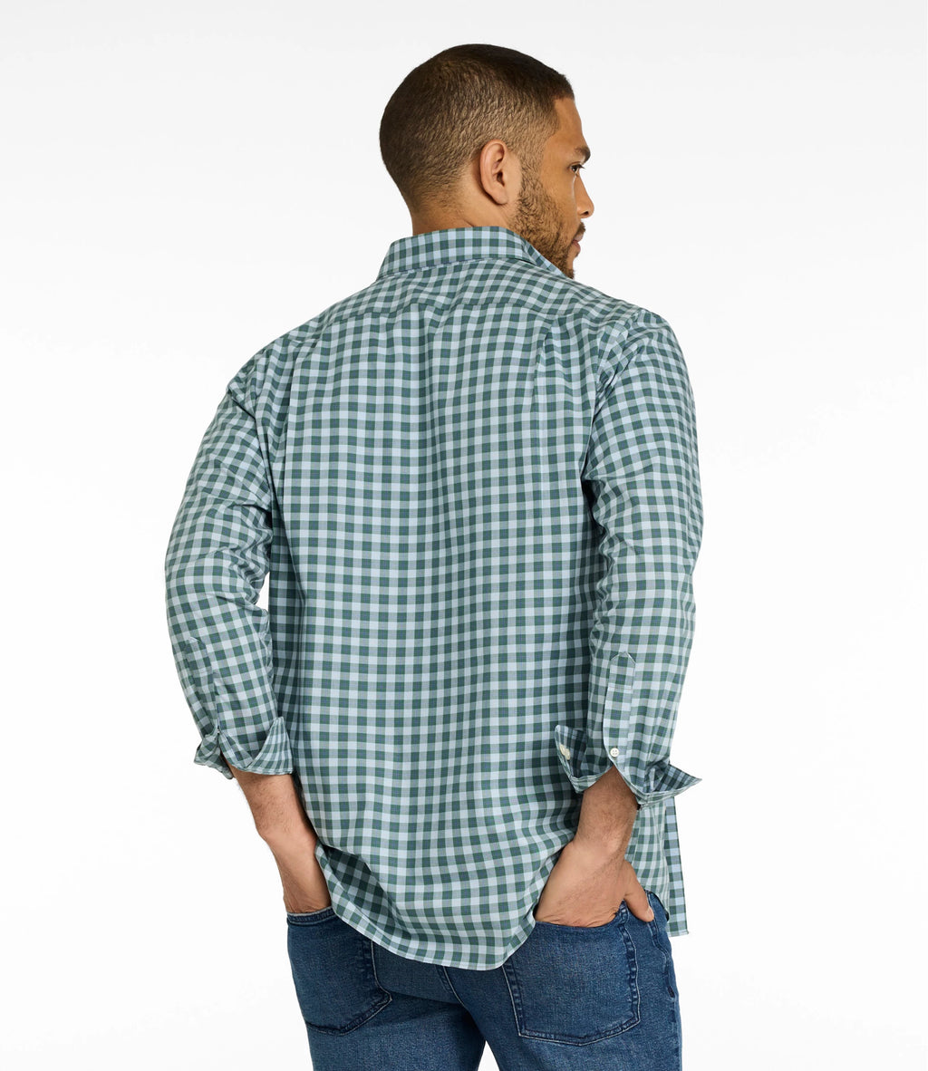 Men's Wrinkle-Resistant Check Shirt - Blue