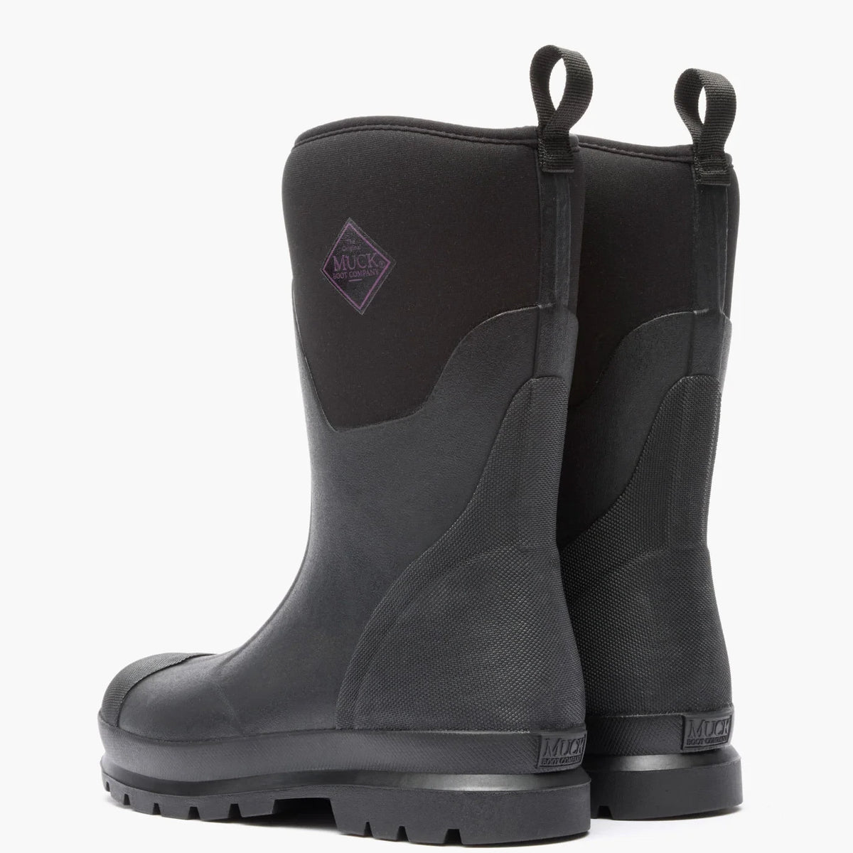 Women's Waterproof Mid Work Boot - Black