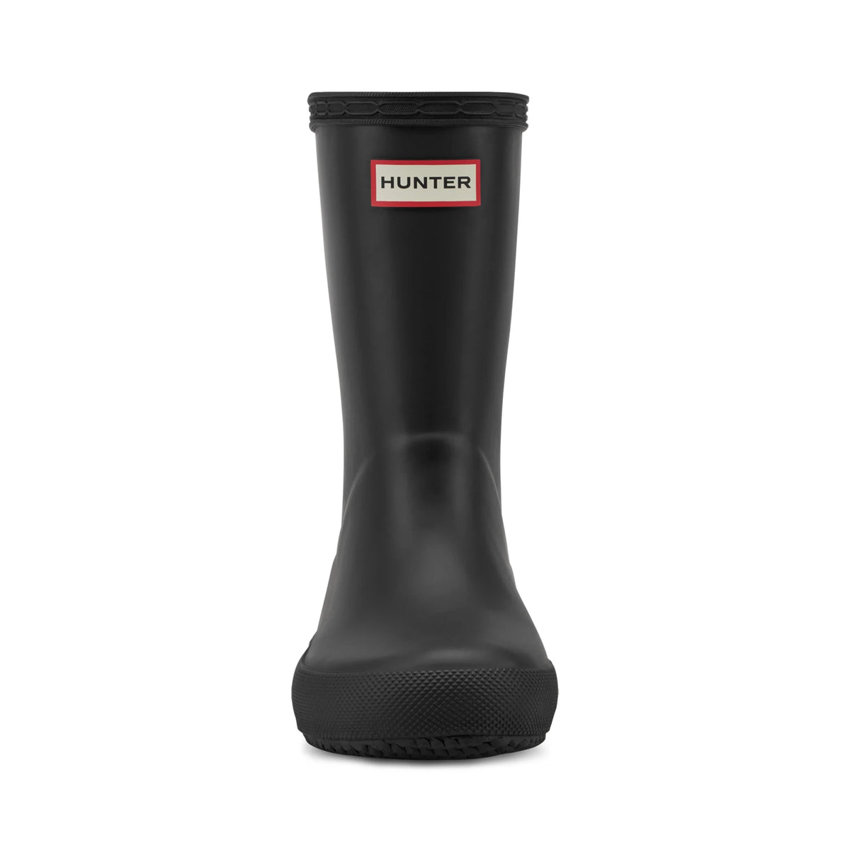 Kids' Waterproof Logo Rain Boots - Black