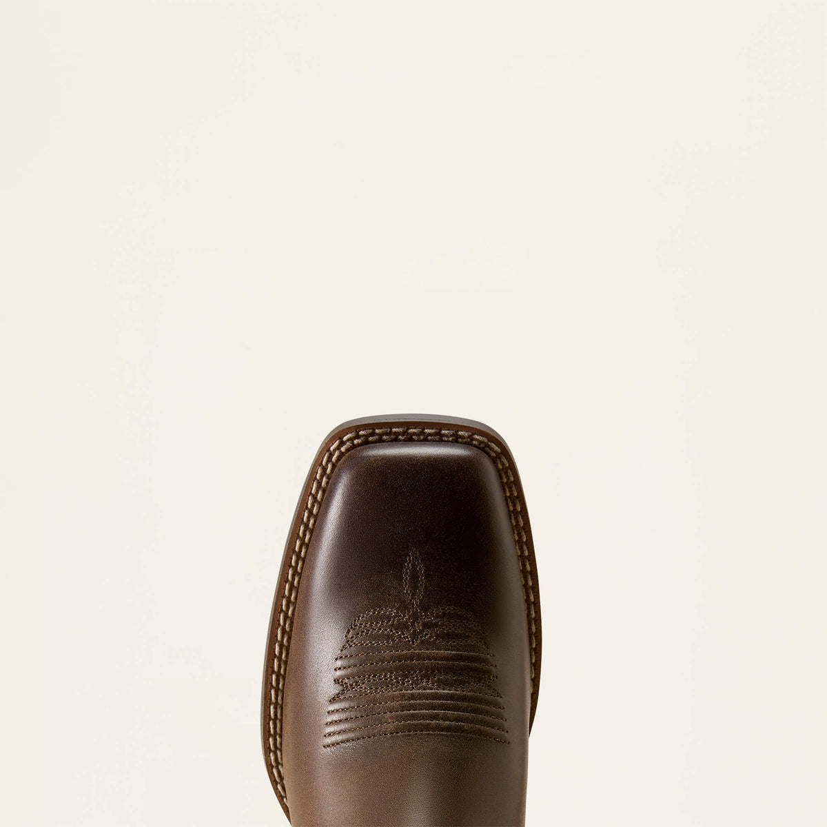 Women's Leather Wide Square Toe Western Boot