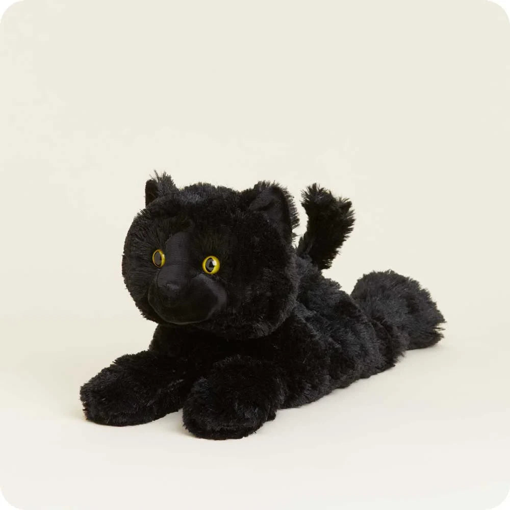 Microwavable Weighted Black Cat Plush