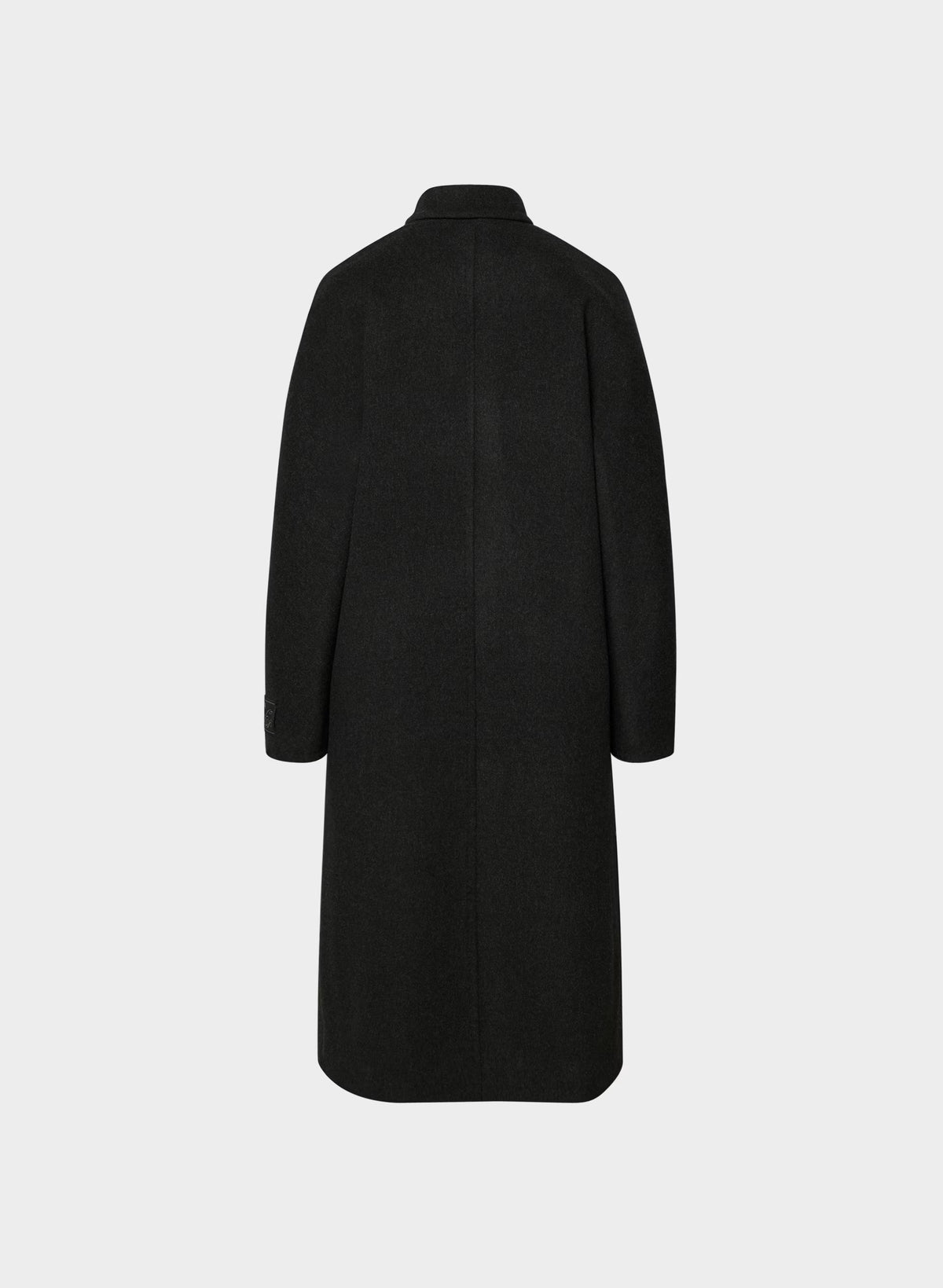 Double-Breasted Wool Cashmere Coat - Herringbone