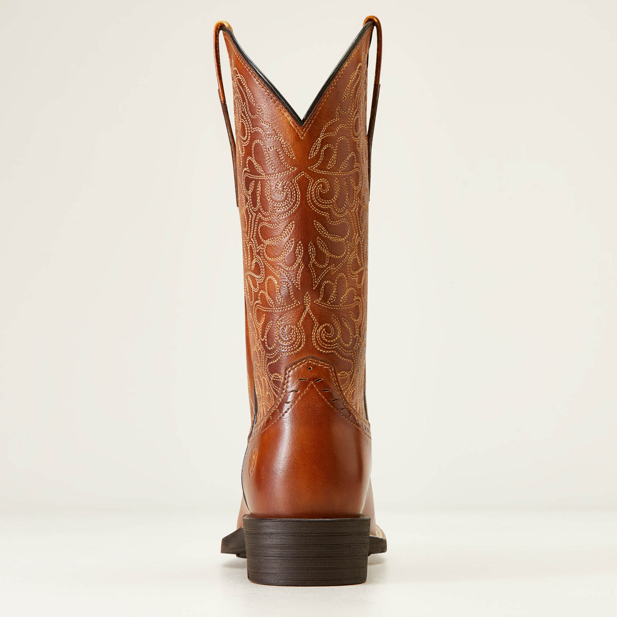 Women's Wide Square Toe Western Boots - Brown
