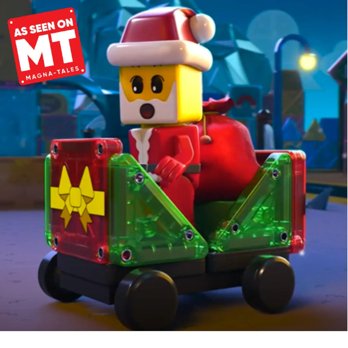 34-Piece Holiday Magnetic Building Calendar