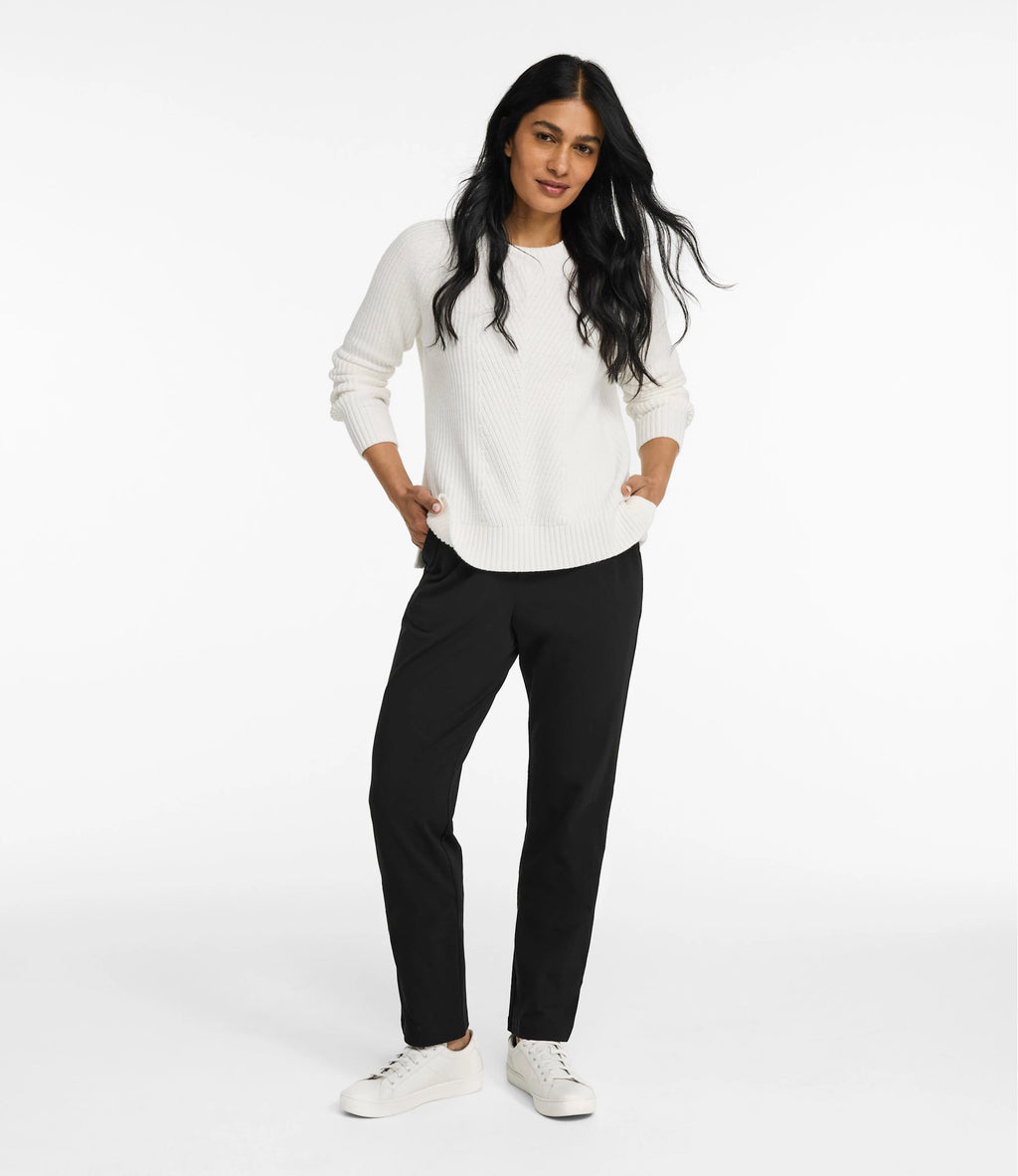 Women's High-Rise Stretch Tapered Pants - Taupe