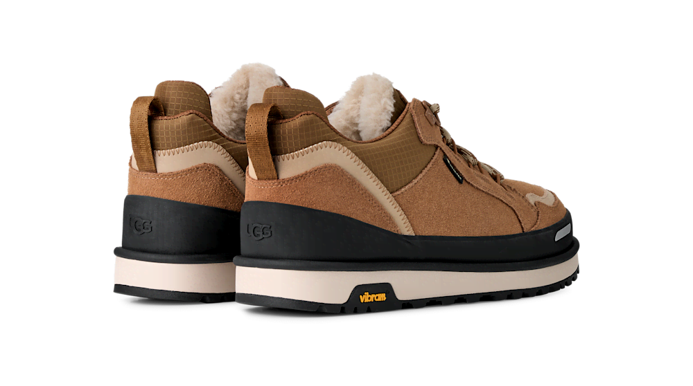 Men's Waterproof Suede Hiking Sneakers - Chestnut