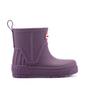 Kids' Waterproof Short Rain Boots - Dark Purple