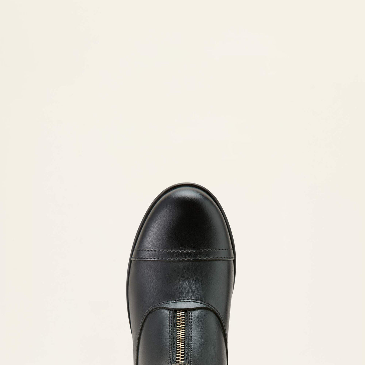 Kids' Leather Zip Paddock Boot - Black