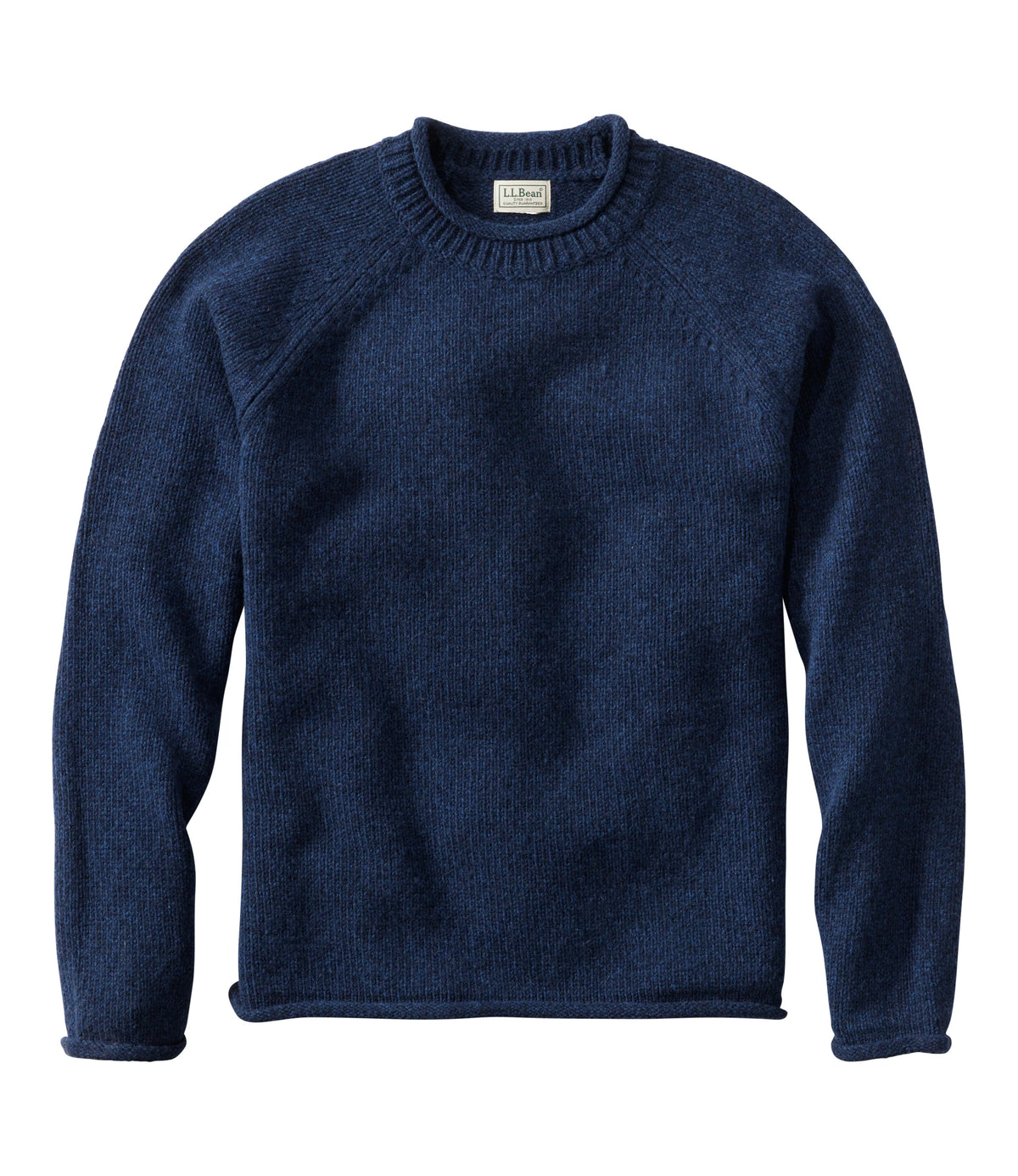 Men's Lambswool Rollneck Sweater - Natural