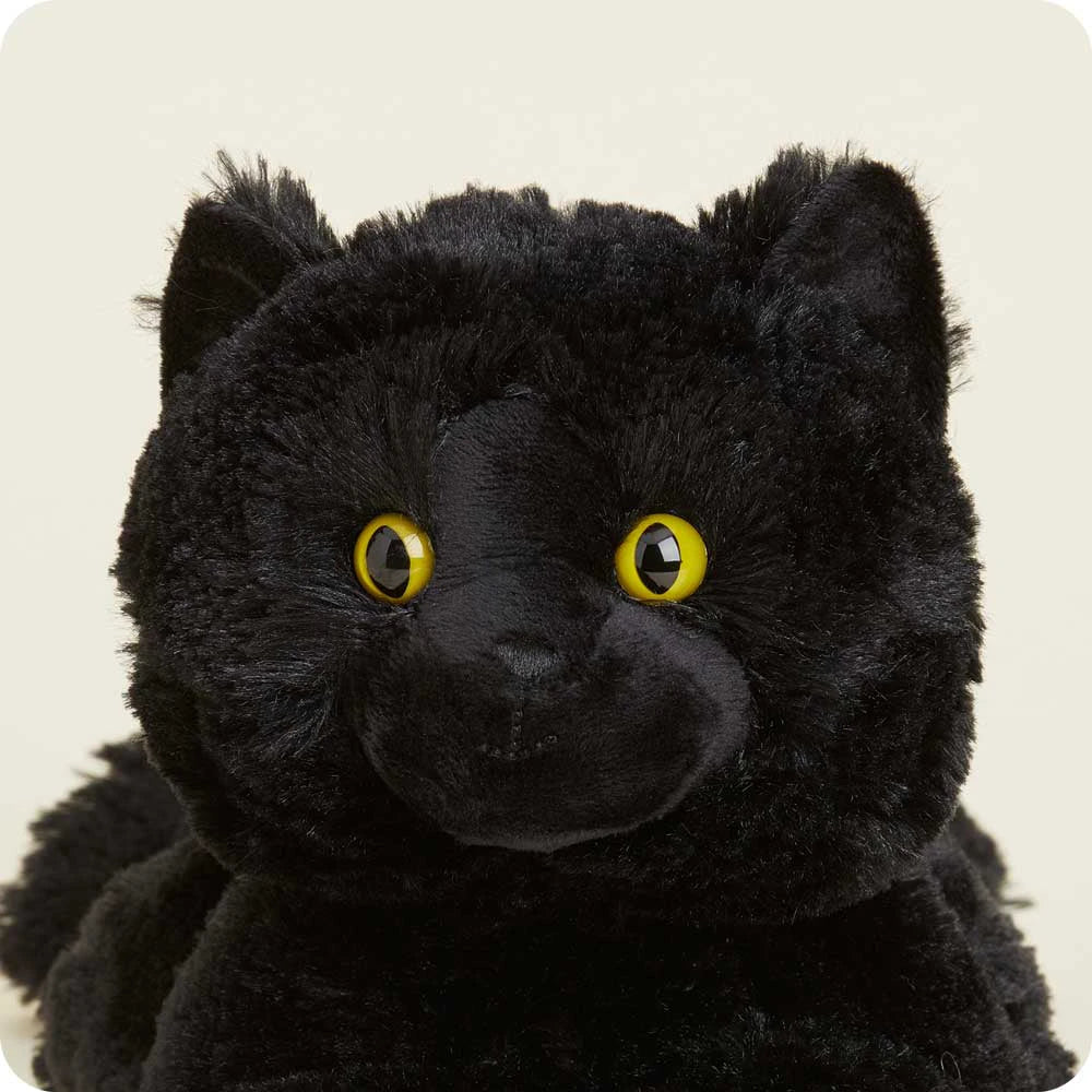 Microwavable Weighted Black Cat Plush
