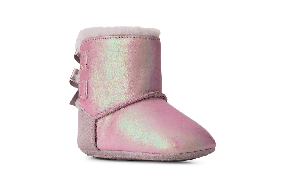 Baby Iridescent Bow Boots