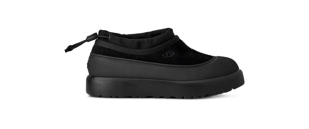 Kids' Waterproof Suede Slip-On Shoe - Black