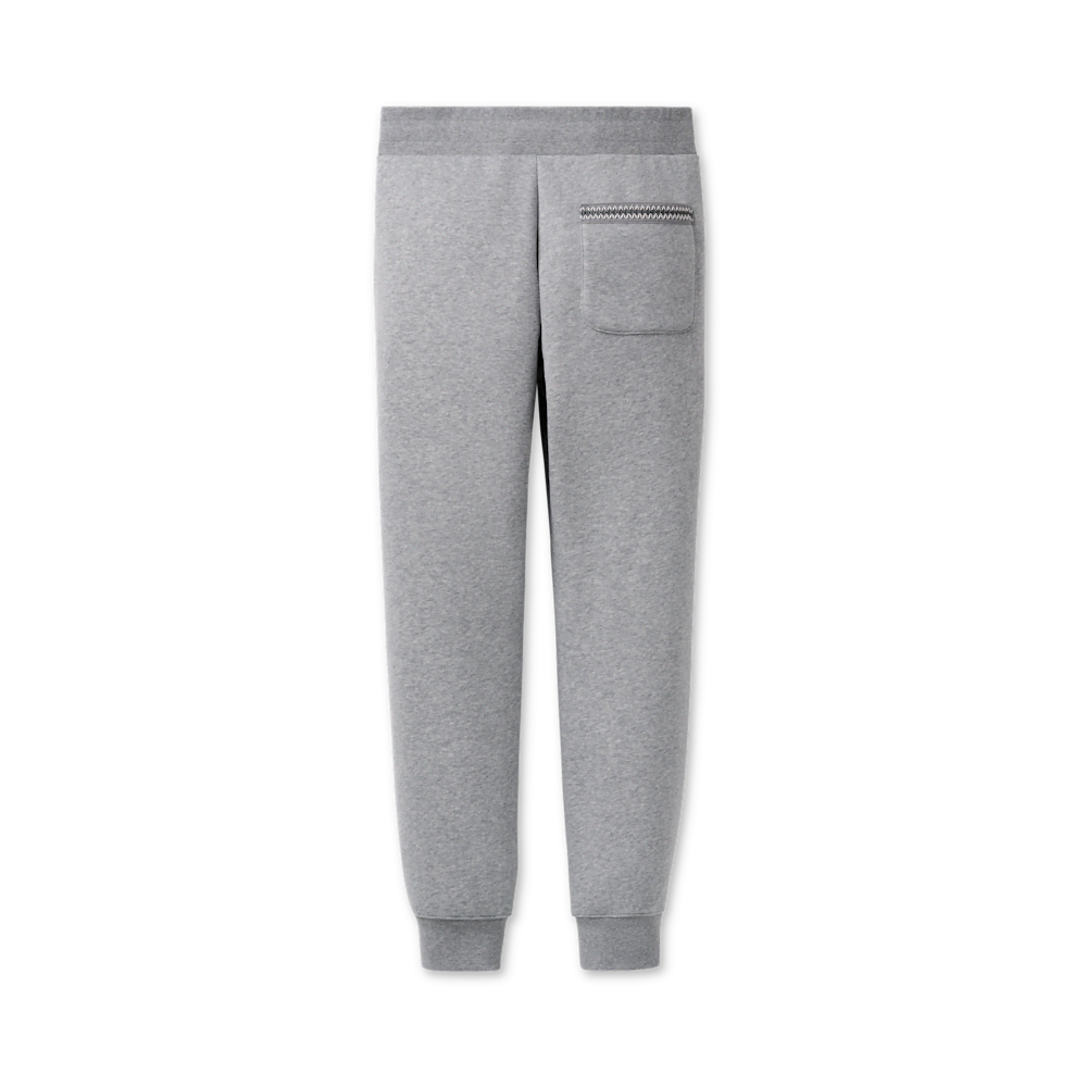 Men's Cotton Blend Drawstring Joggers - Purple