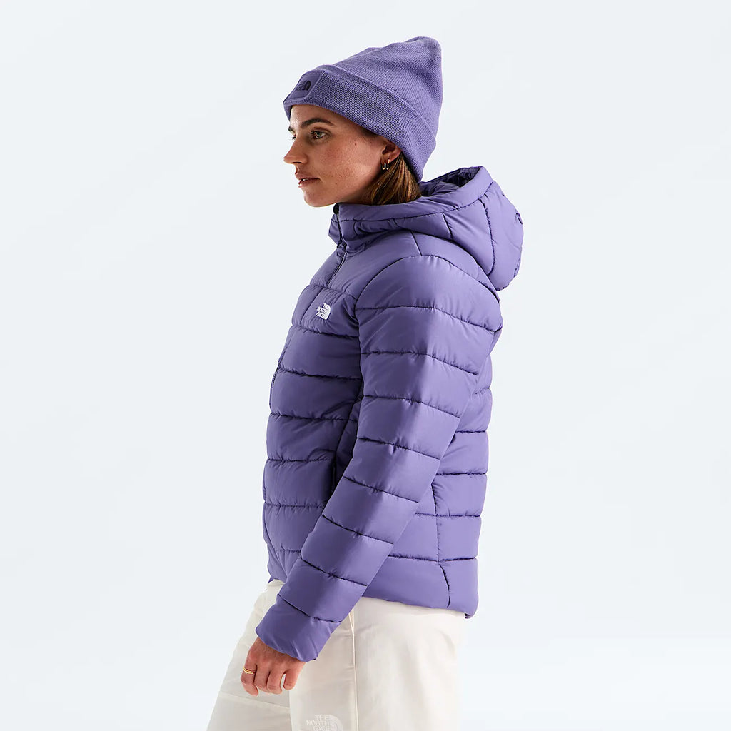 Women's Hooded Insulated Jacket - Plum