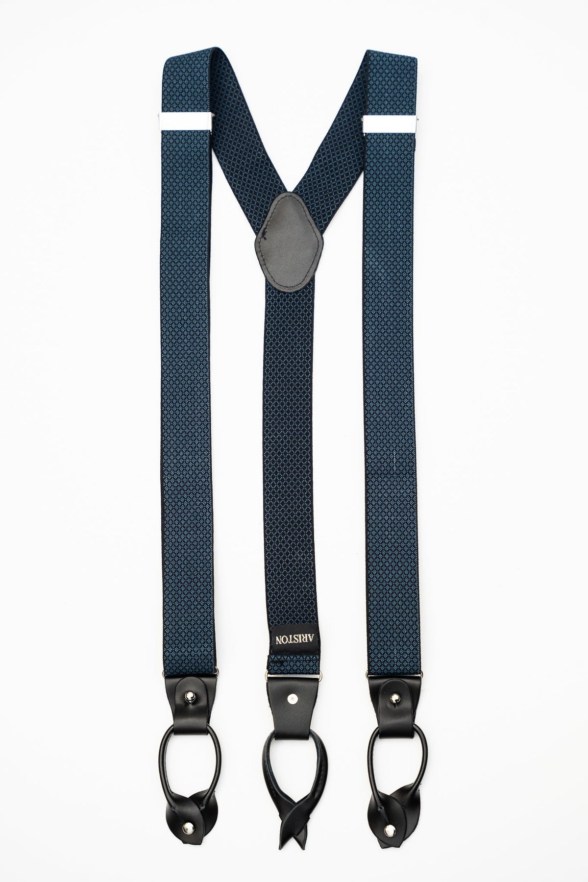 Men's Blue Diamond Suspenders