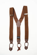 Men's Brown Suspenders